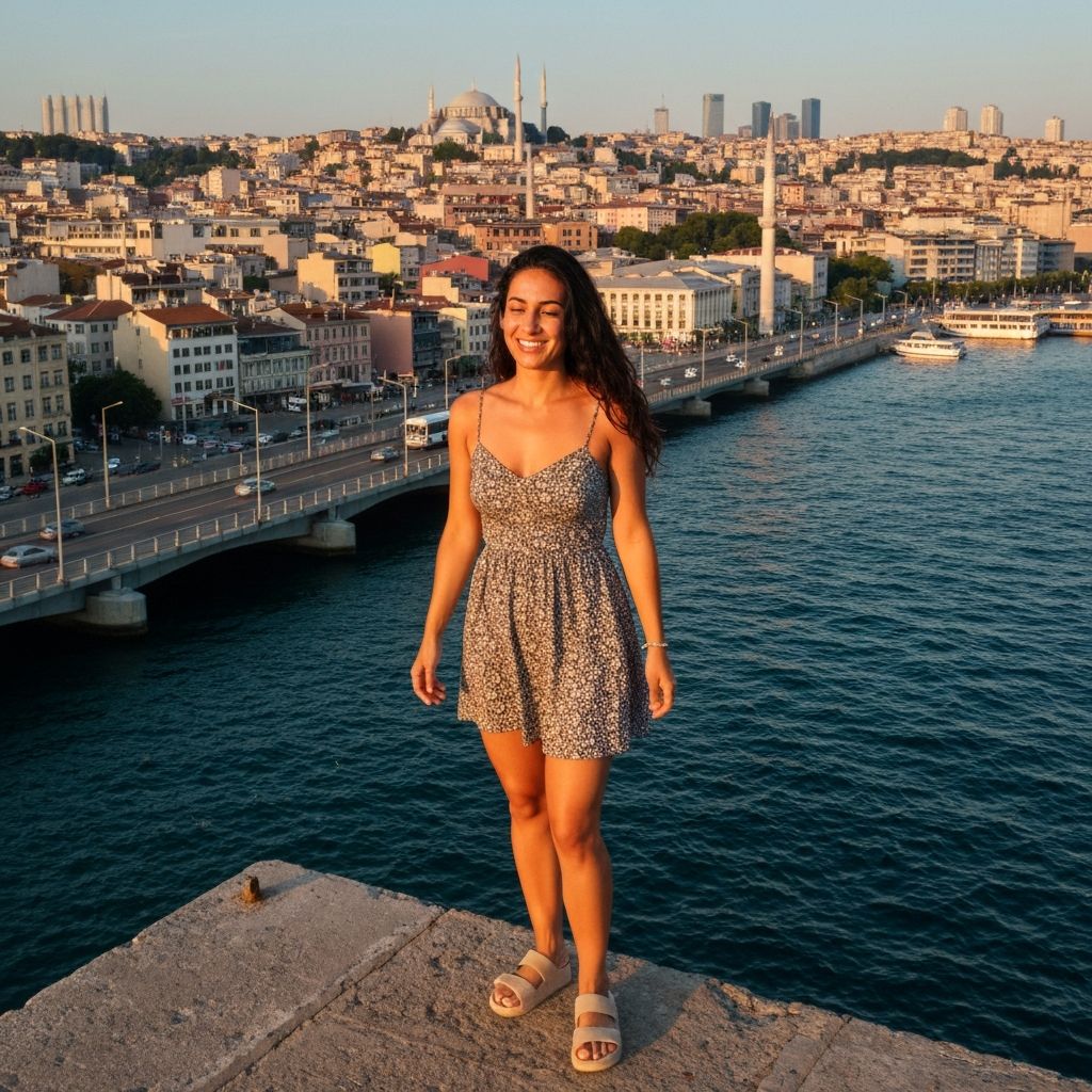 Woman walking outdoors feeling healthy